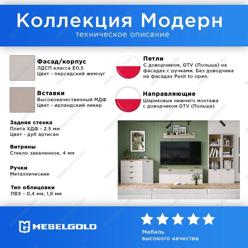 Шкаф Модерн 1DG | изображение 2