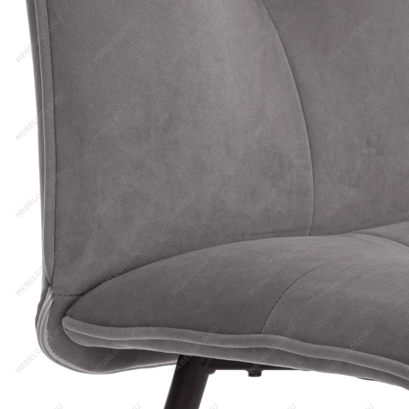 Стул обеденный Sweet, LT, флок, серый/черный, 29, 41х55х88 см | изображение 7