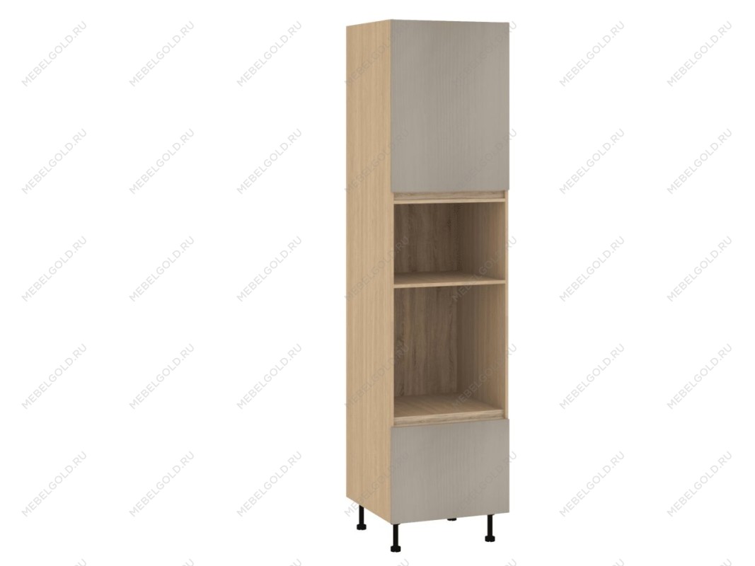 Пенал П-1В, Женева (600*586*2456) Дуб Палермо/Серый камень , 220991