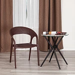 Кресло TINTO (mod. PC59)/1 шт. в упаковке, пластик,  60 х 63 х 83 см, Brown (коричневый) 14 | изображение 8