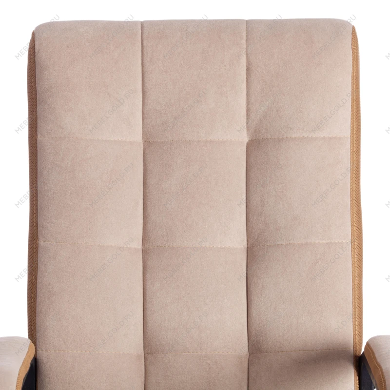 Кресло TRENDY (22), флок/ткань, бежевый/бронза, 7/TW-21 | изображение 6