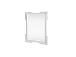 Зеркало прямоугольное Manhattan (Белый) | изображение 1