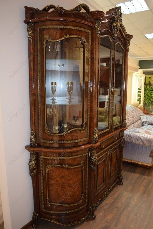 Сервант Джоконда 4-ств корень дуба глянец | изображение 7