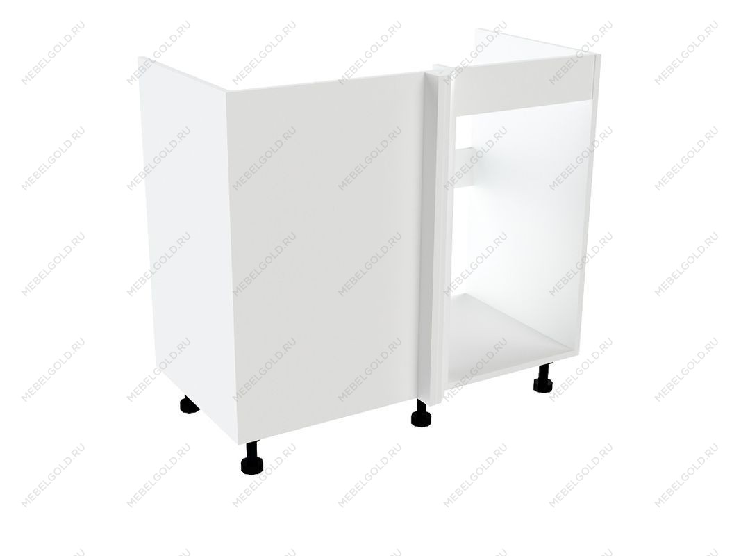 Стол под мойку угловой СМУ-100 п, Бьянка (900*470*820) Белый, 21113 | изображение 1