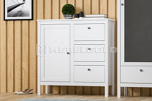 Тумба Ева (Хельга) KOM1D3S/95 белый