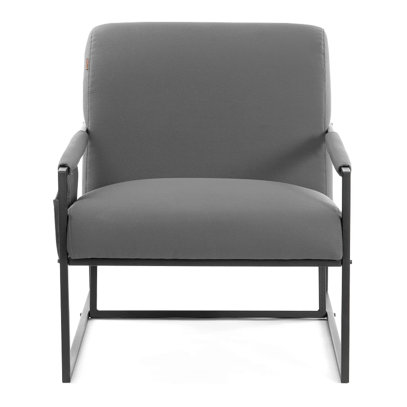Кресло Charli LUX/Чарли Люкс, экокожа, Sharp Графит, 70х80х82 см | изображение 4