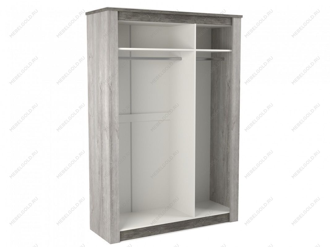 Шкаф 3-х дверный 2194, Денвер (1520*538*2194) Риббек серый, 11711 | изображение 1