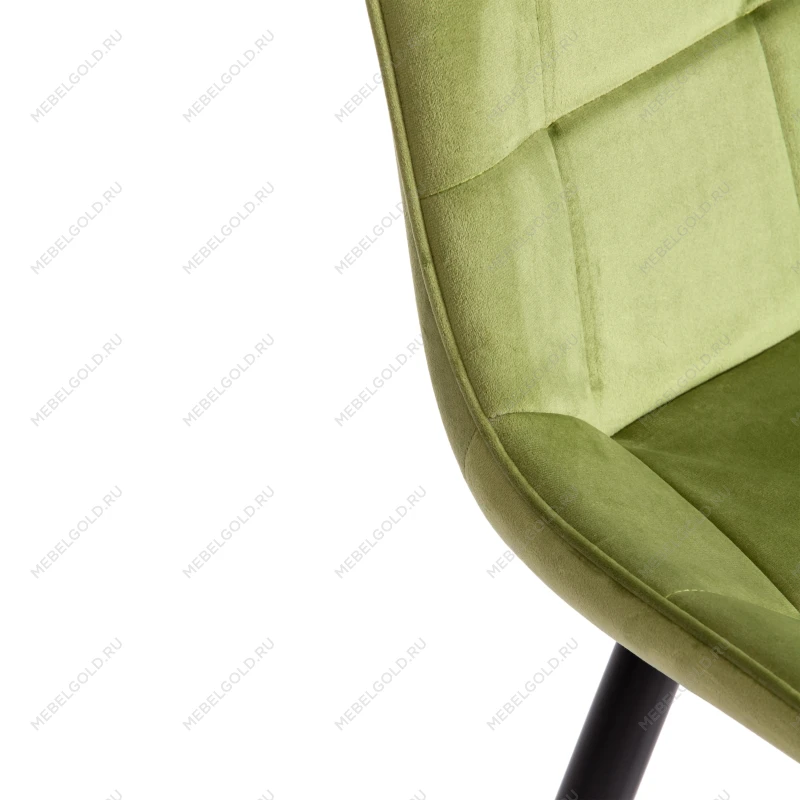 Стул ABRUZZO ( mod. 8060 ), металл/велюр, 54 х 62 х 83 см, зеленый (HLR 54)/черный | изображение 7