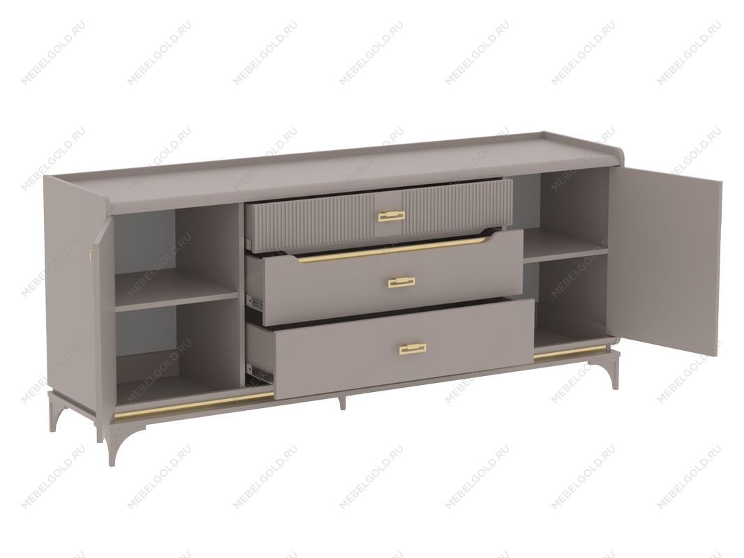 Доп.крышка на комод широкий, Сиде (1768*396*16) Мокко, 12625 | изображение 1