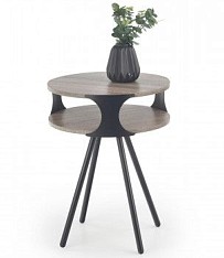 Стол журнальный Halmar KIRBY (темный дуб сонома/черный)