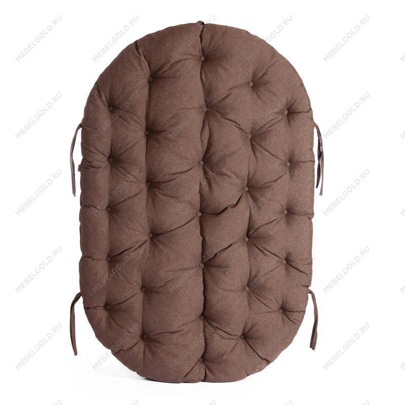 Диван MAMASAN/МАМАСАН 23/02 W/с подушкой, подушка 182х119 см, 169х102х80 см, Antique brown (античный черно-коричневый), ткань, коричневый, 3М7 | изображение 14