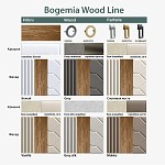 Шкаф 3-х дверный Bogemia Woodline Air (Серый/Золото) БМШ2/3(2) | изображение 1