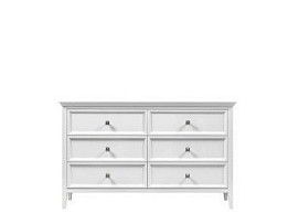 Комод большой 6 ящиков Manhattan (Белый)
