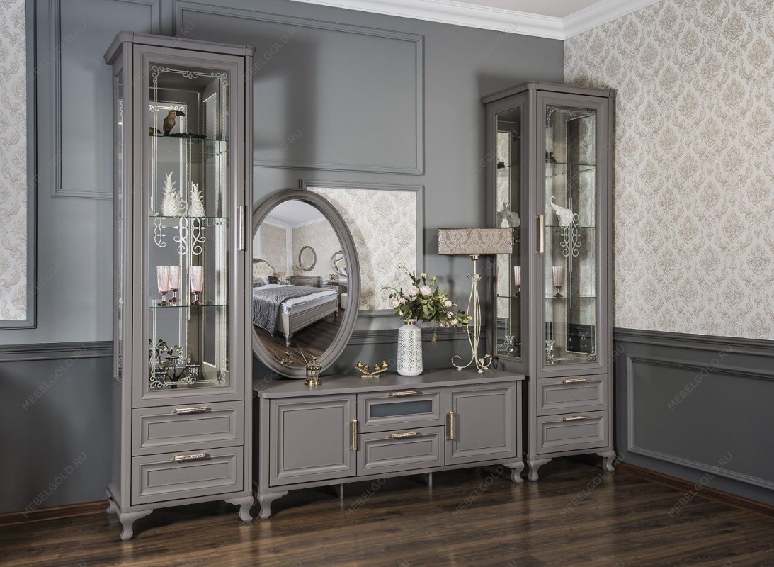 Гостиная Мокко 1+тв+1 серый камень | изображение 1