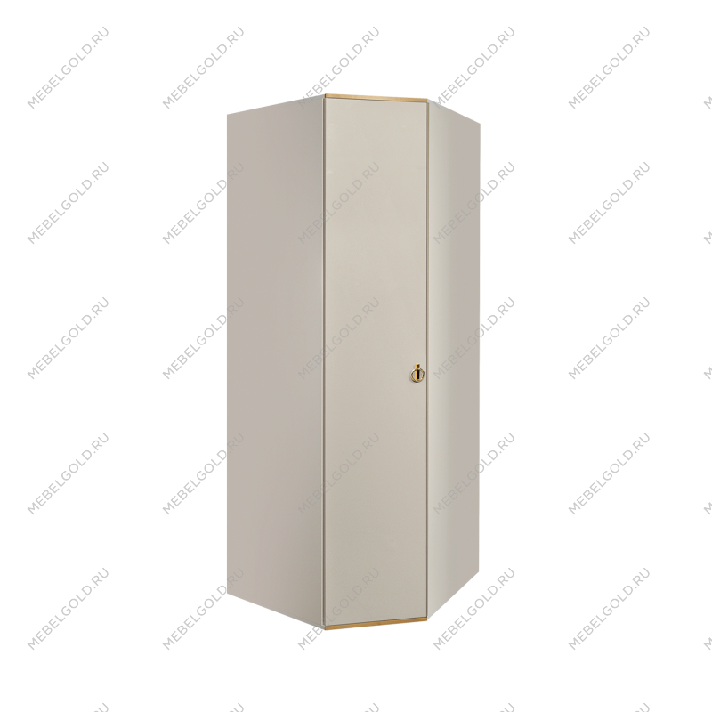 Шкаф угловой Римини (Слоновая кость/Золото) РМШУ2/1