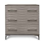 Комод Гравита 3 ящика серый камень глянец | изображение 2