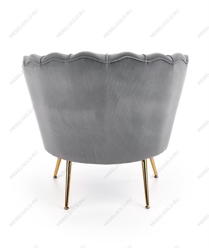 Кресло Halmar AMORINITO (серый/золотой) | изображение 5