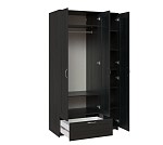 БРИМНЭС / СИРИУС Шкаф трёхдверный ИКЕА / IKEA с одним выдвижным ящиком и зеркалом, Дуб Венге | изображение 2