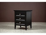 Тумба прикроватная 3 ящика Manhattan (Черный) | изображение 3