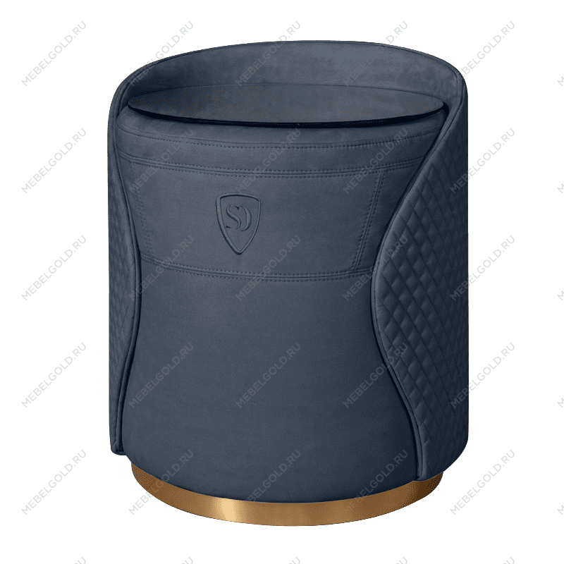 Пуф-тумба Антрацит (новабук) золото Sweet dreams PS-101