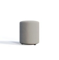 Пуфик Лейла светло серый камень