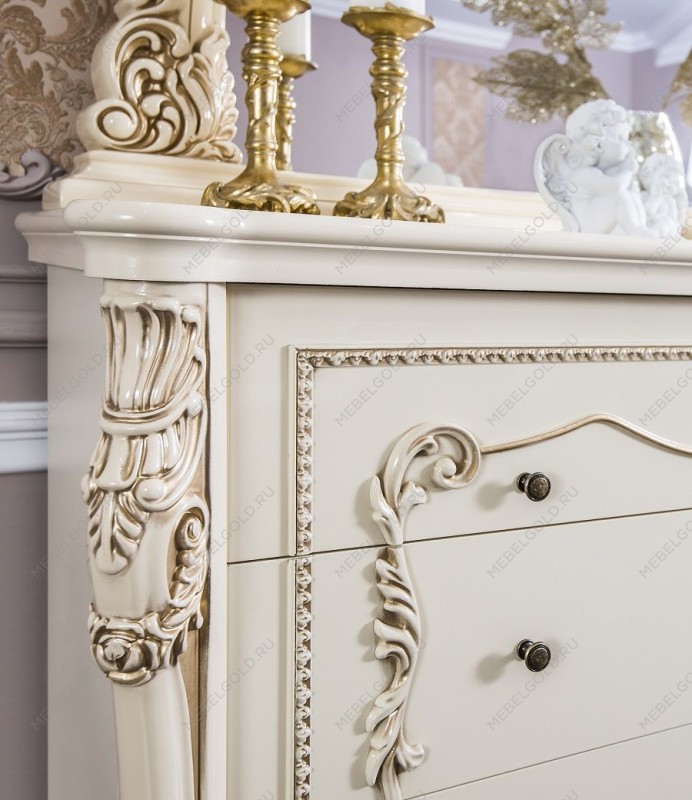 Комод Джоконда крем глянец (спальня) | изображение 3