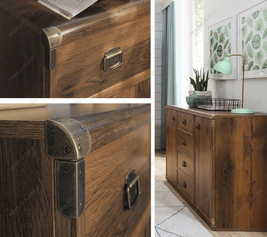 Тумба Индиана JKOM2D4S дуб саттер | изображение 5