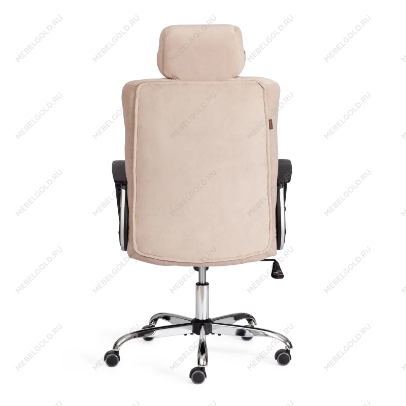 Кресло OXFORD хром, флок, бежевый, 7 | изображение 3