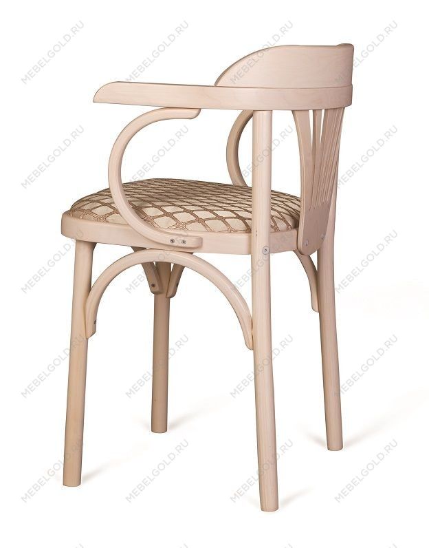 Стул Венский Михаэль мягкий (беленый дуб, ткань 1 beige) | изображение 2