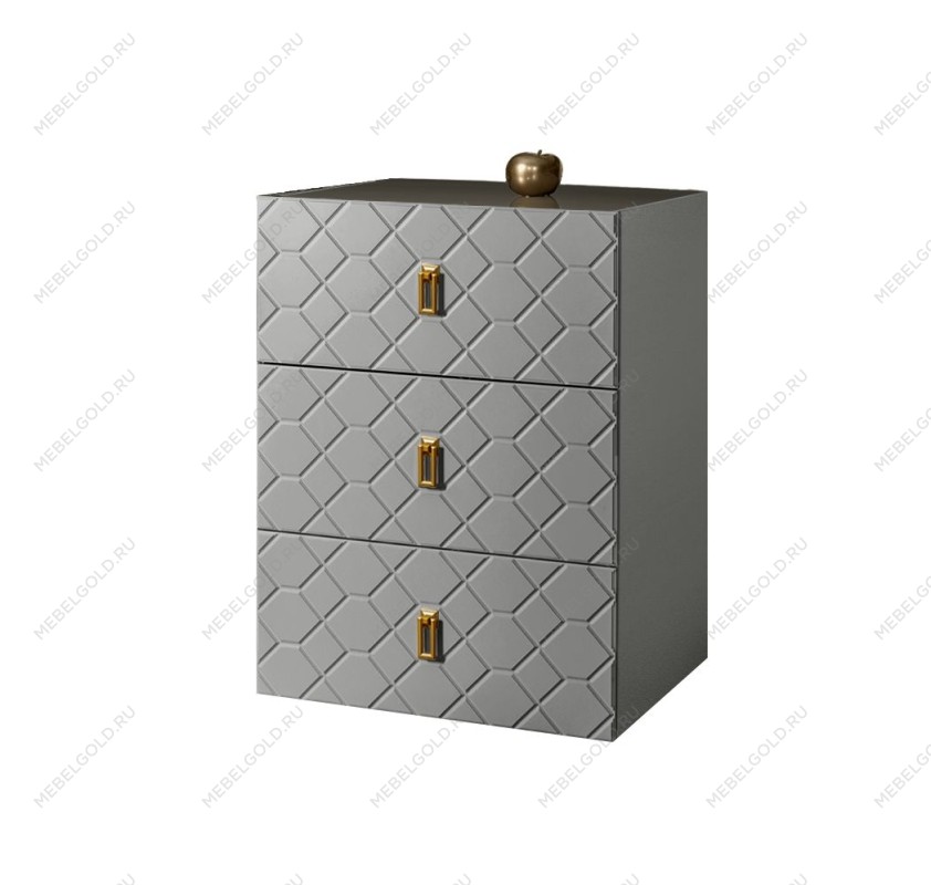 Комод Bogemia Fly Farfalle (Серый) (Lakobel/Золото) БМКМ-1