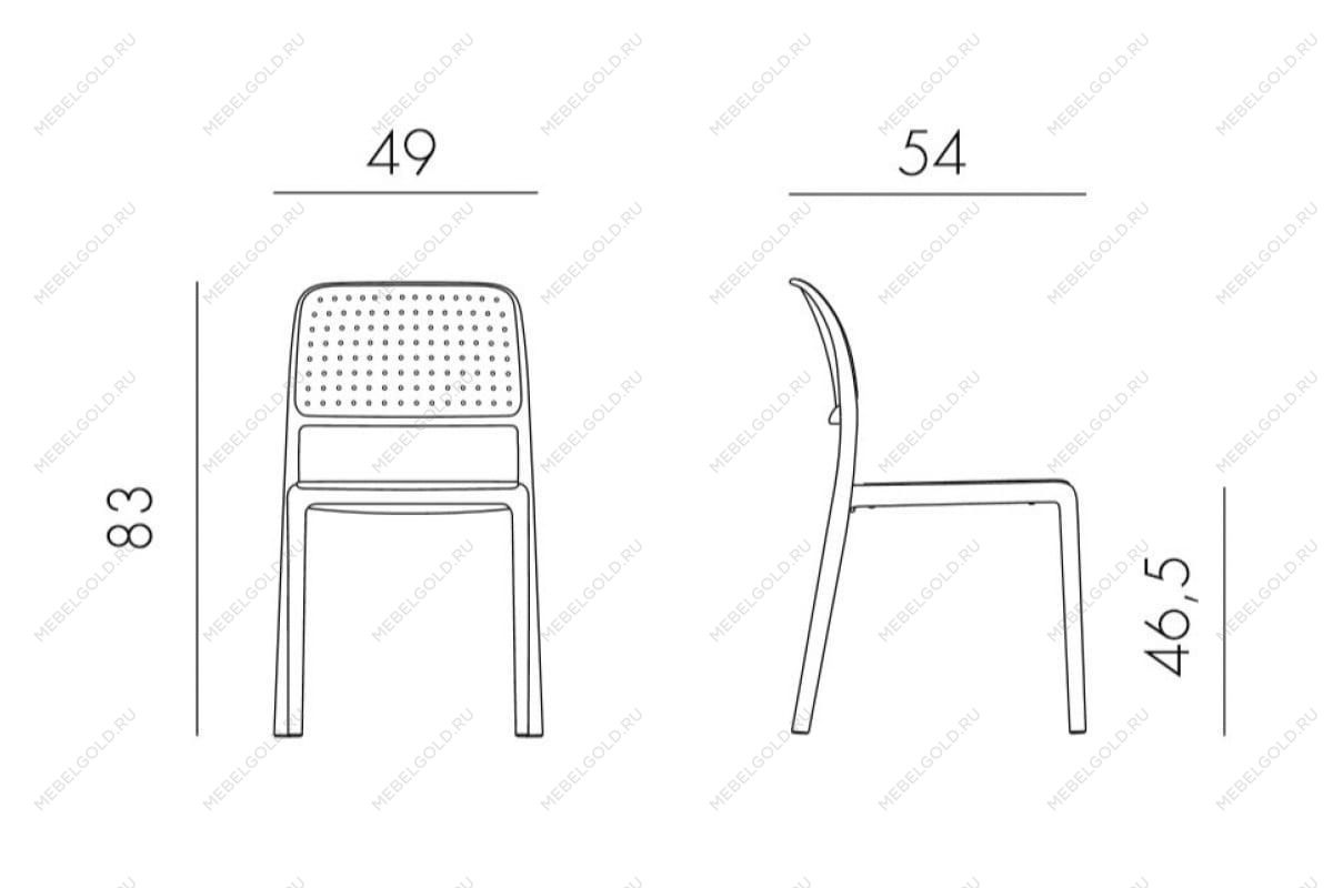 Стул Bora Bistrot, зелёный | изображение 3