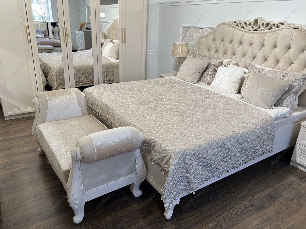 Оттоманка Мокко с двумя подлокотниками бежевый | изображение 5