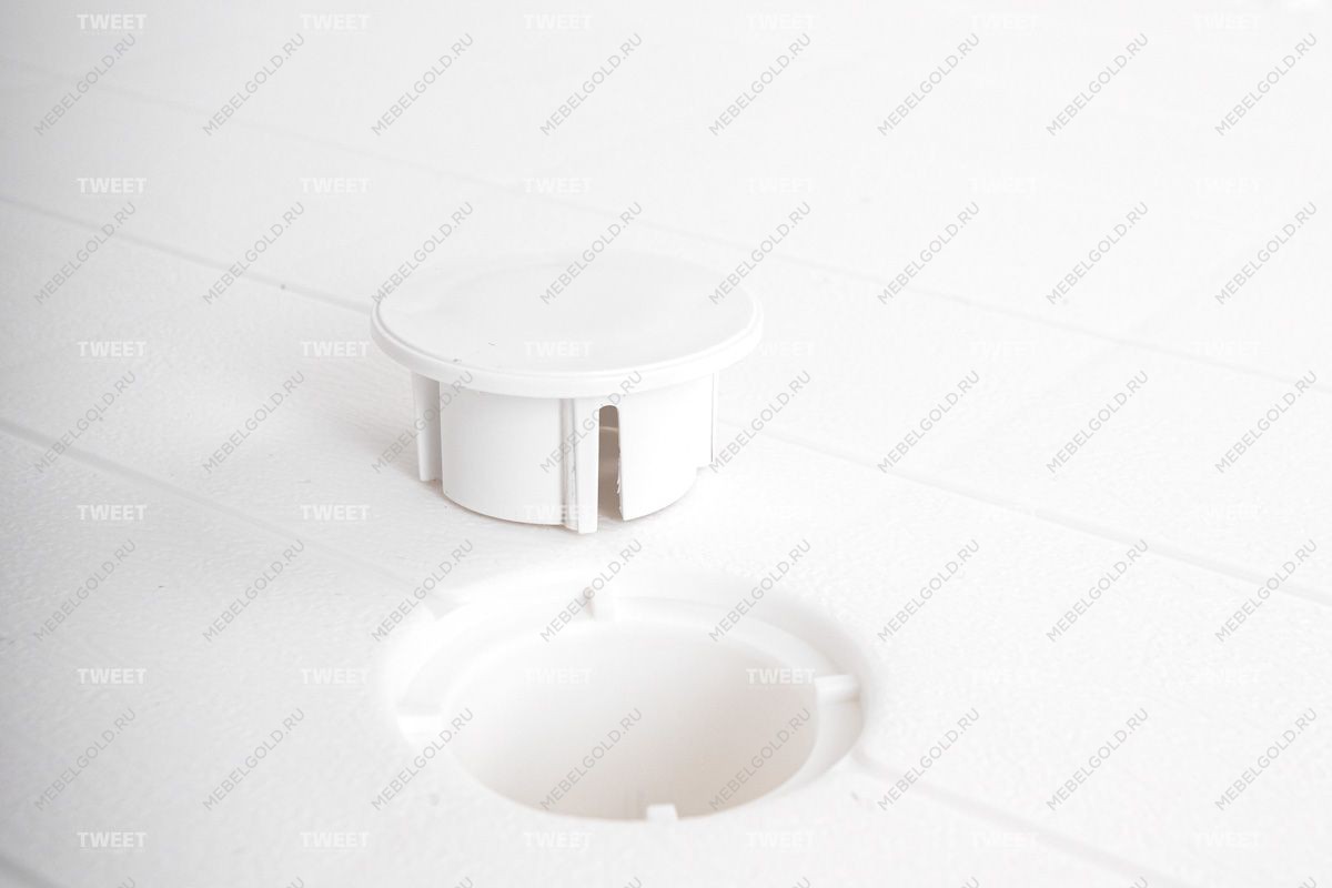 Tweet Стол обеденный Kvatro 940*940мм, белый | изображение 2