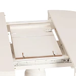 Стол STEFANO, бук, мдф, 100+30x80x77см, Ivory white | изображение 11