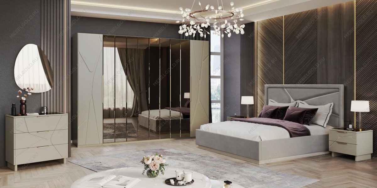 Кровать Лейла 160х200 светло серый камень | изображение 3