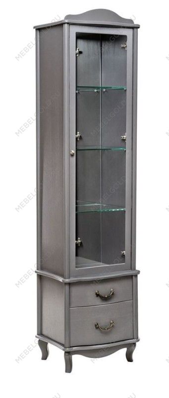 Шкаф-витрина Джульетта (серый ясень)