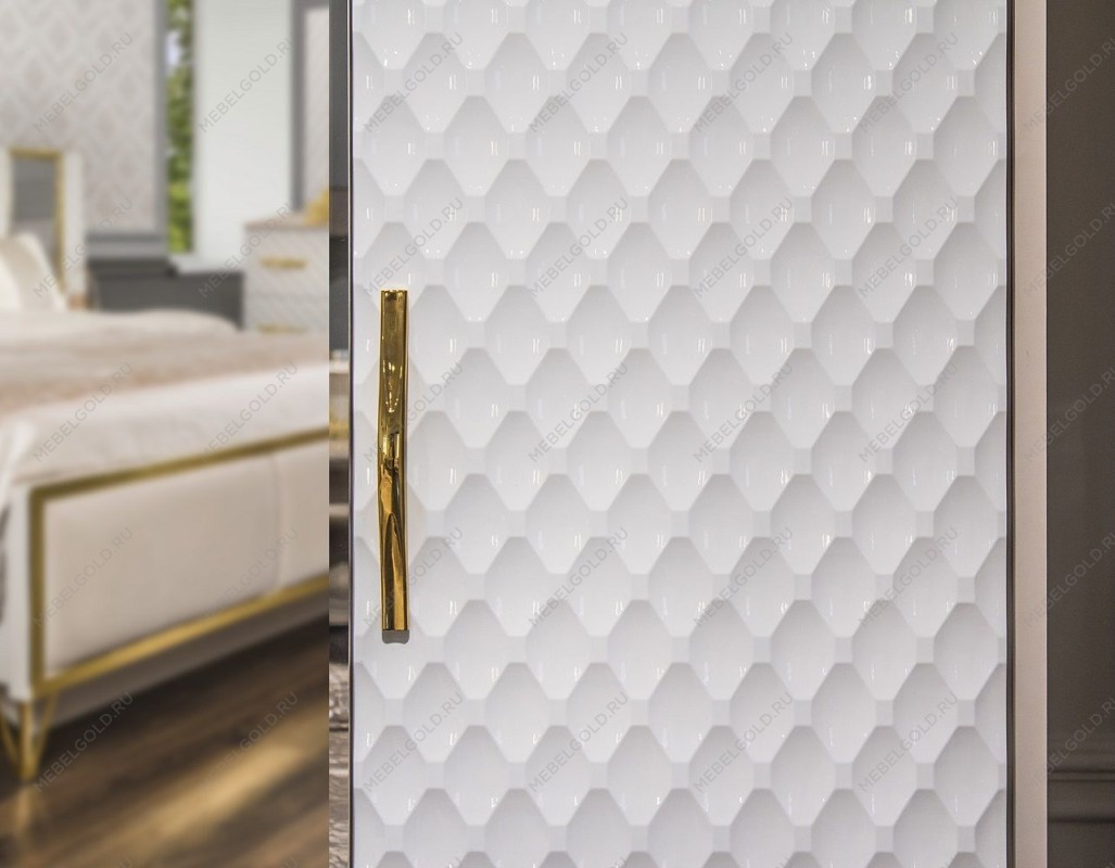 Балашиха - Шкаф Лара 4-дверный белый глянец | изображение 3