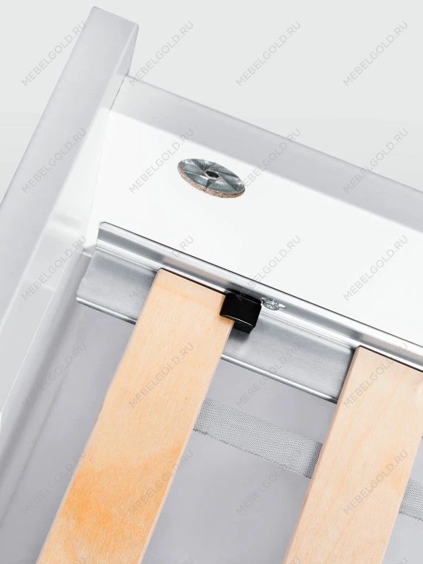 Кровать двуспальная Сириус, 120х200 см, белая | изображение 17