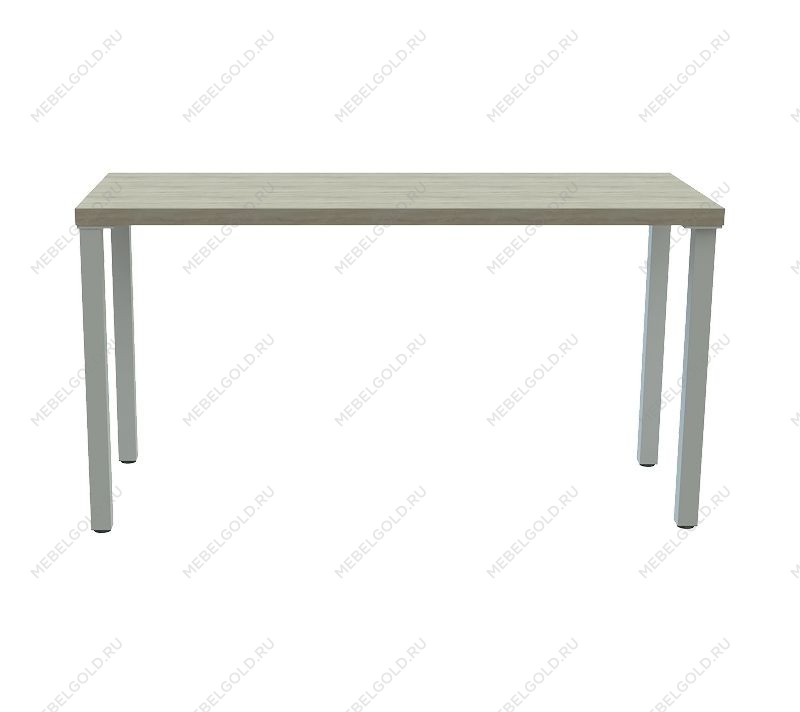 ИНГАР стол письменный ИКЕА / IKEA 2/ТТ 140x75x55, дуб беленый/белый | изображение 1