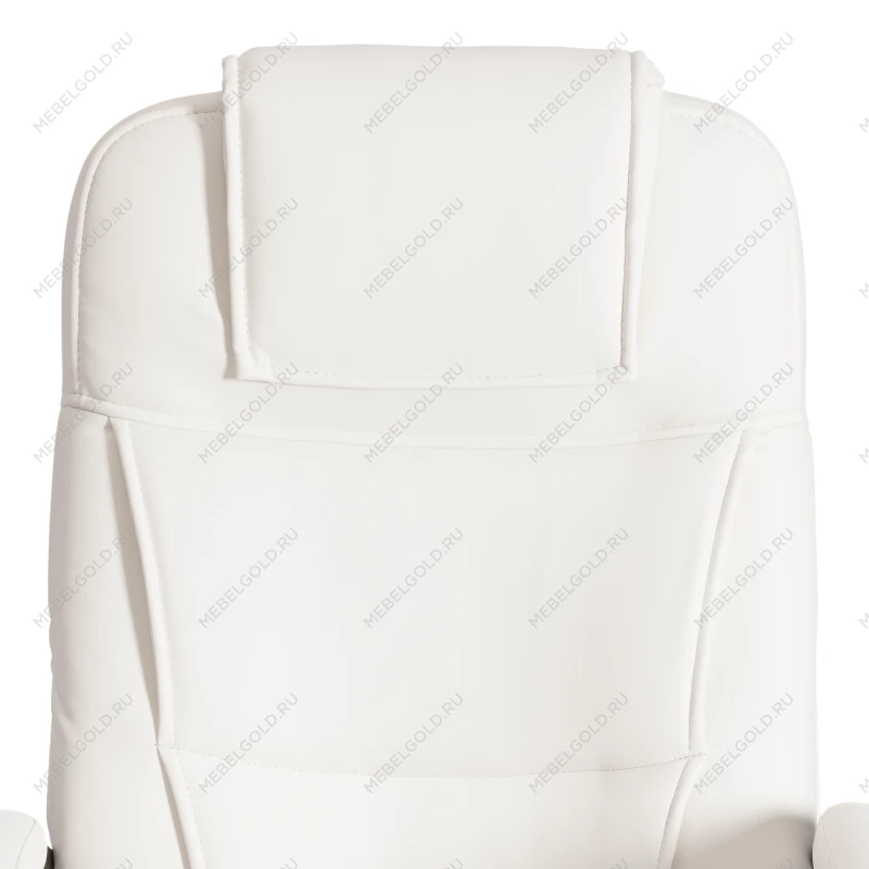 Кресло BERGAMO хром (22), кож/зам, белый, 36-01 | изображение 6