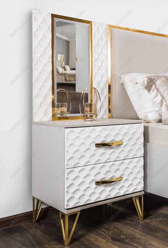 Спальня Лара 5-ств белый глянец | изображение 5