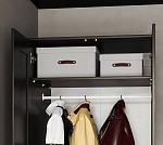 БРИМНЭС / СИРИУС Шкаф ИКЕА / IKEA комбинированный 2 двери и 1 ящик Дуб Венге | изображение 6