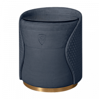 Пуф-тумба Антрацит (новабук) золото Sweet dreams PS-101