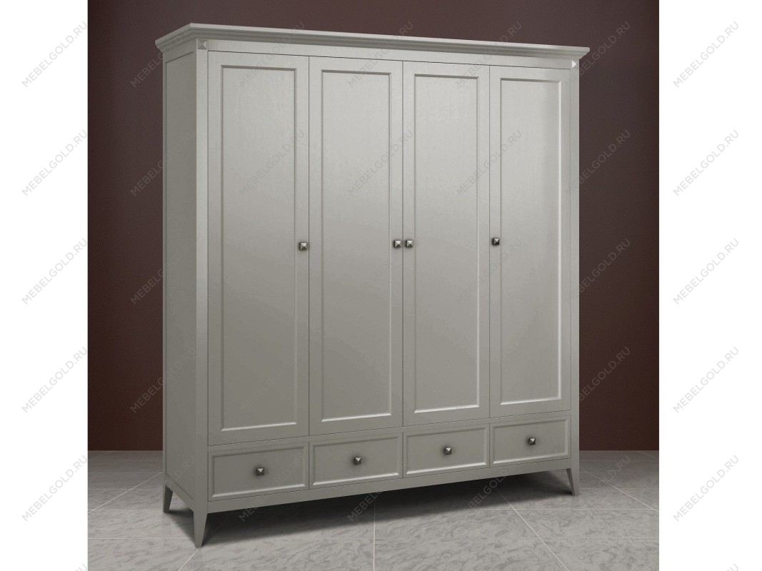 Шкаф четырехстворчатый Manhattan (Серый) | изображение 3