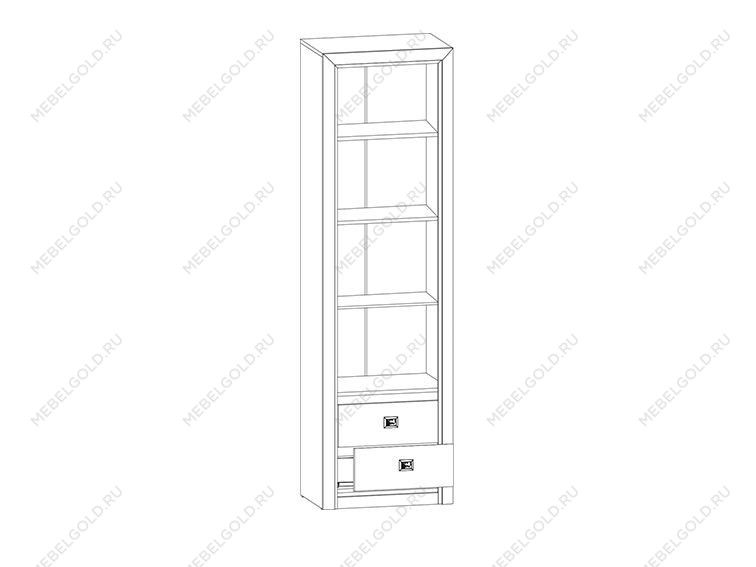 Шкаф Коен REG1D2S ясень снежный | изображение 1