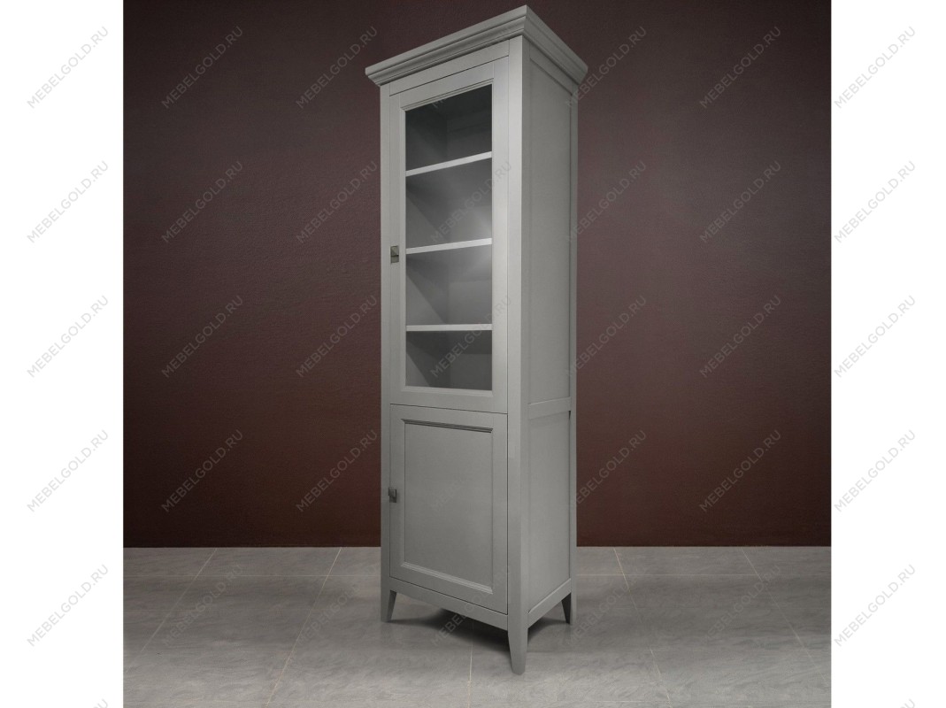 Библиотека 1 дверная правая Manhattan (Серый) | изображение 1