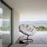 Кресло CLOUDE HOME, рогожка/металл, 97х98х90-96см, серо-бежевый, 3M 16/2 | изображение 14