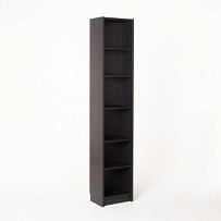 МАЛЬМ / VARMA Стеллаж ИКЕА / IKEA 40, 40x200x28, шпон, черный