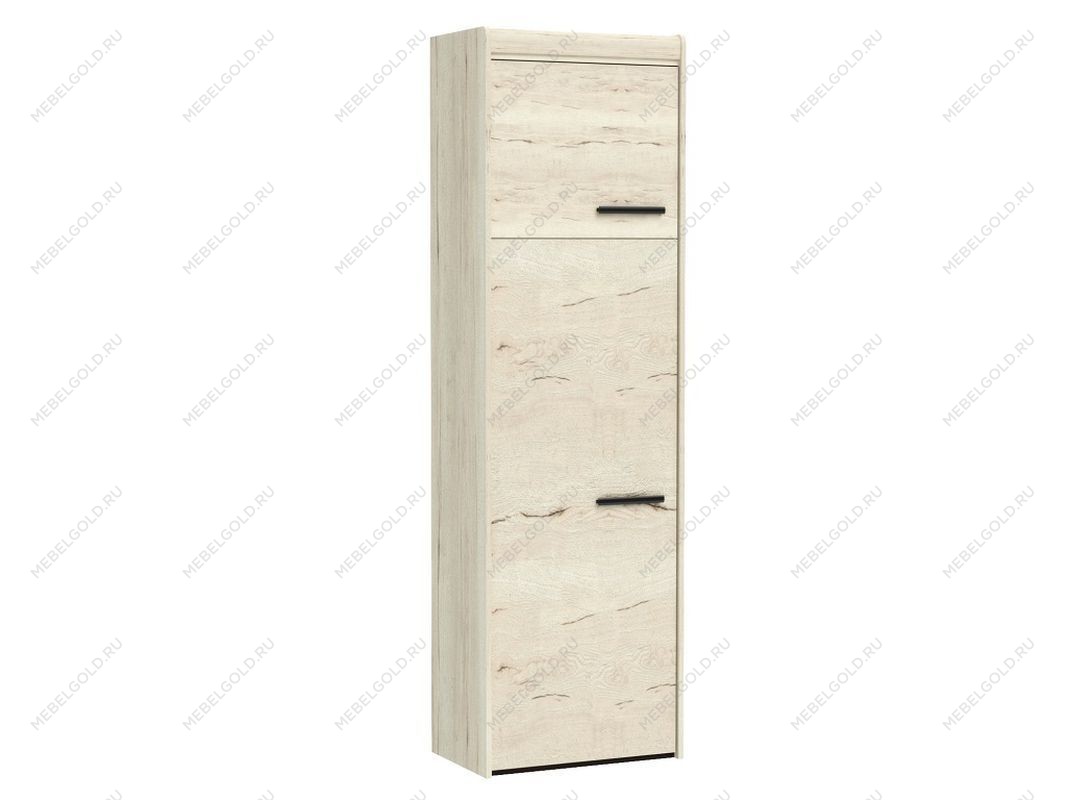 Шкаф М-2, 1-но дверный, Мале (600*384*2000) Дуб галифакс белый, 31206