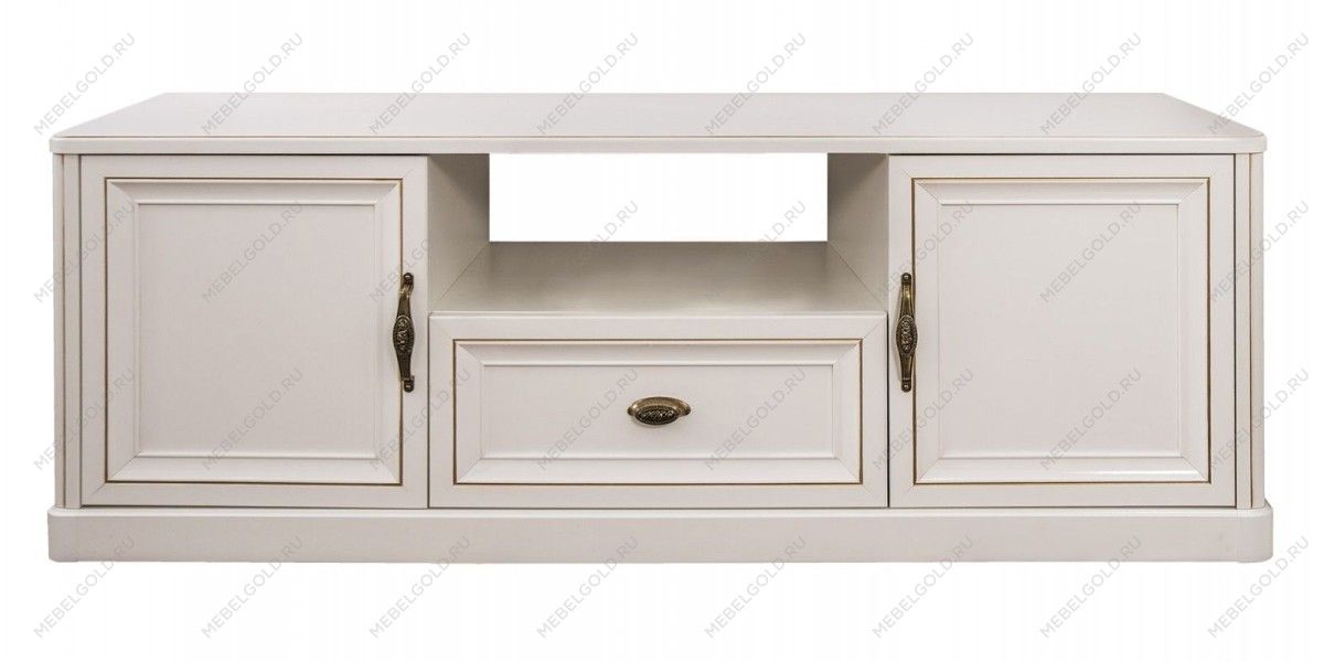 Тумба ТВ Натали белый глянец | изображение 1